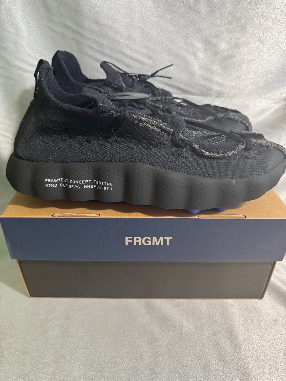 New!🔥 Black fragment design x Nike Mind 002 Flyknit sneaker!🔥 - Picture 3 of 13